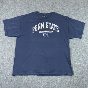 Vintage Penn State Nittany Lions T Shirt Men XL Faded Navy Old Varsity Brand OVB